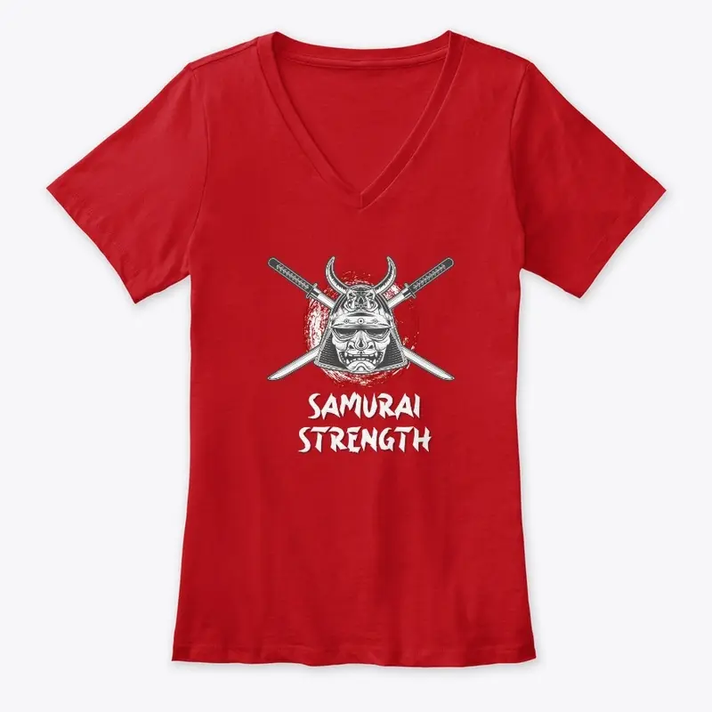 Samurai Strength, white lettering