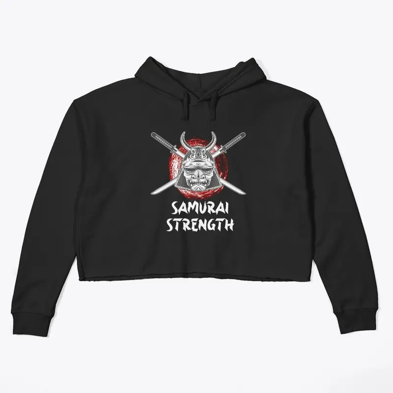 Samurai Strength, white lettering